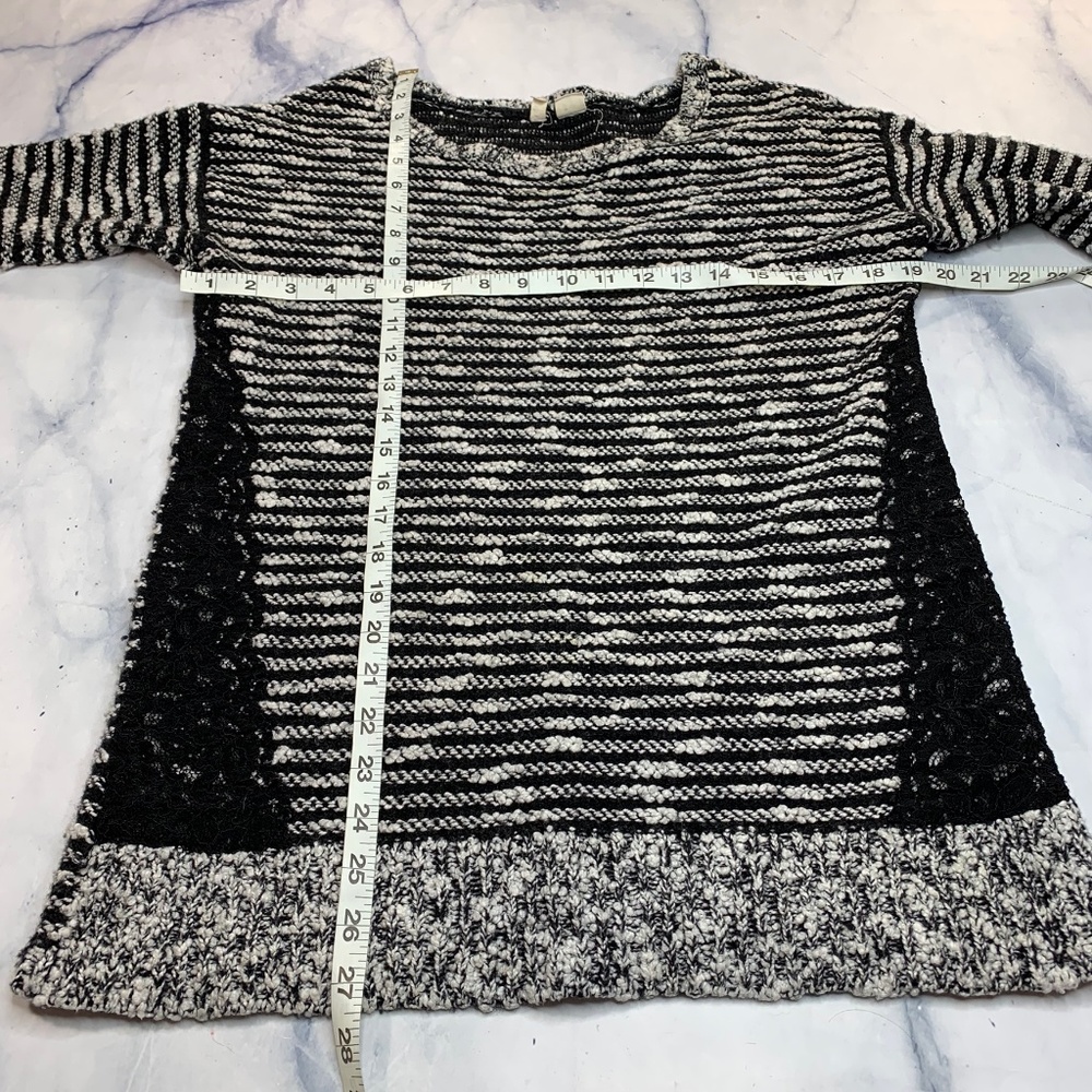 Anthropologie Moth Staccato Stripe Tunic Sweater - Picture 6 of 8